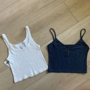 Brandy Melville Lot of 2 Tank Tops, New with tags and new without tags